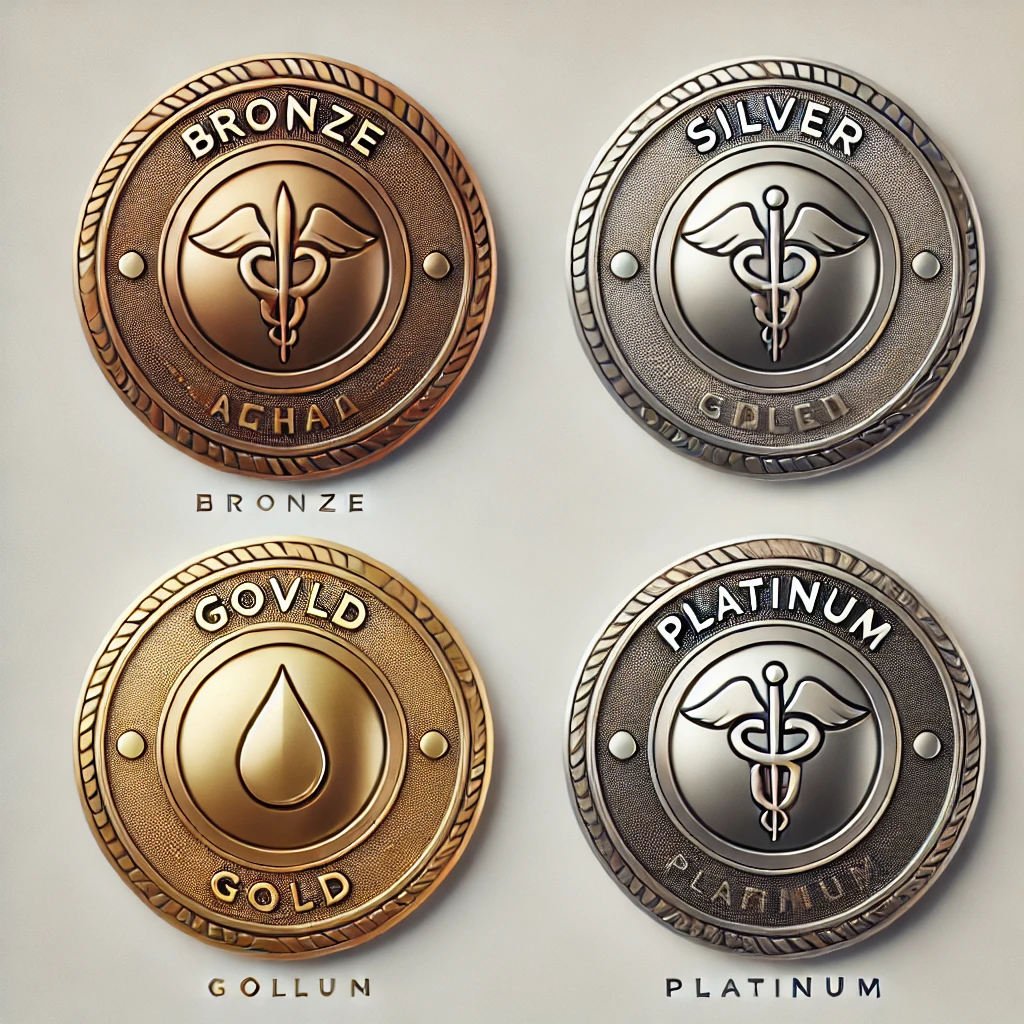 ACA Metal Tier Plans - Bronze, Silver, Gold, and Platinum